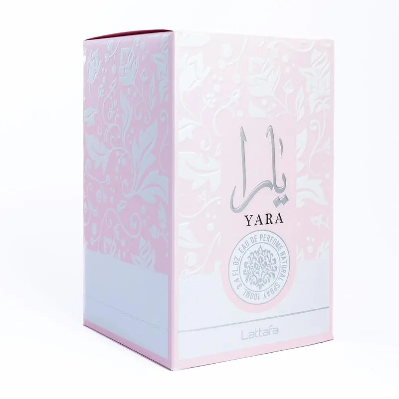 Lattafa Yara Vanilla Gourmand Fruity Floral Eau De Parfum Long-Lasting Fragrance for Women 3.40 Ounce 100 Ml