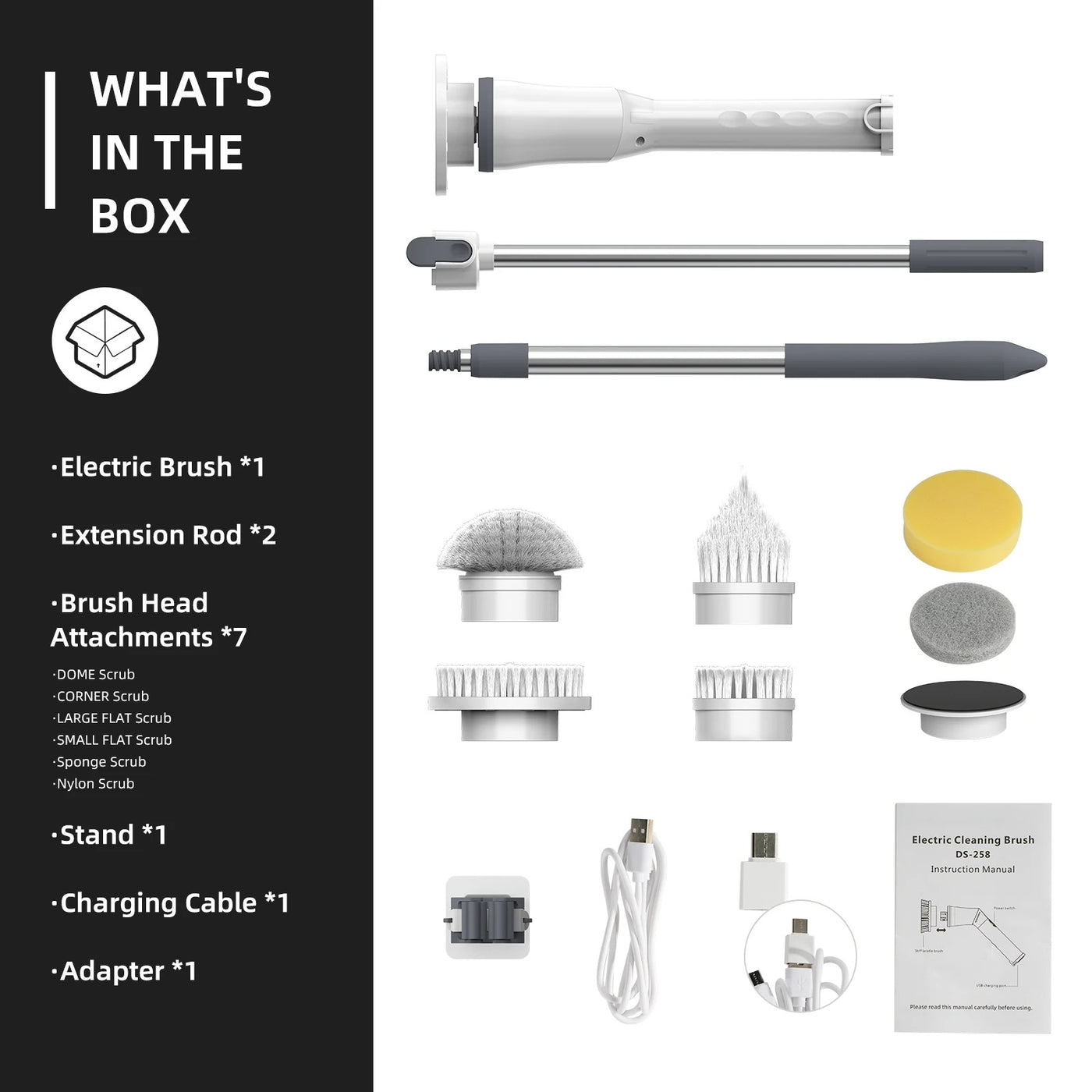 RECHARGABLE HEAVY-DUTY SCRUBBER